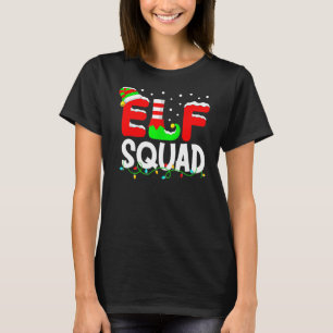 Elf Squad  Group Family Matching Christmas Pyjamas T-Shirt