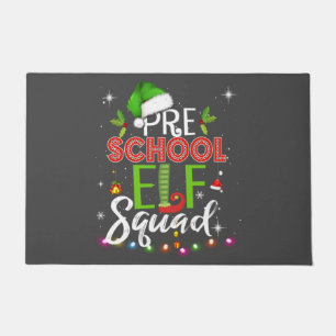 Elf Squad Pre School Christmas Teacher Doormat
