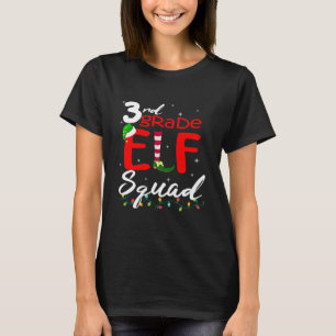 Elf Squad Third Grade Christmas Teacher Top Premiu