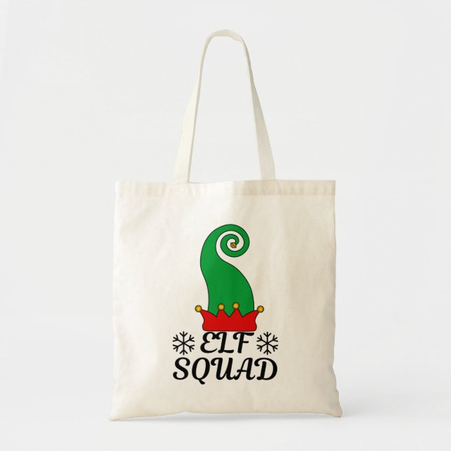 Elf Squad Tote Bag (Front)