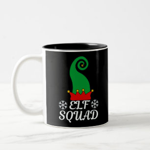 Elf Squad Two-Tone Coffee Mug