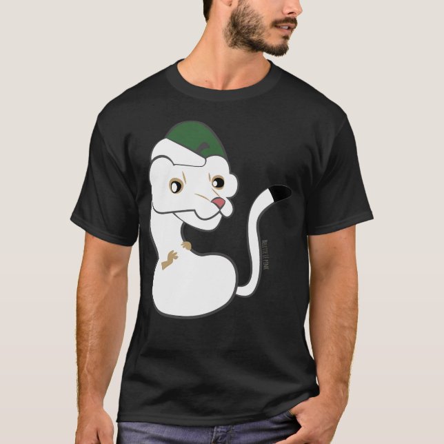 Elf Stoat Xmas Red T-Shirt (Front)