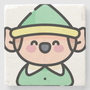 elf stone coaster
