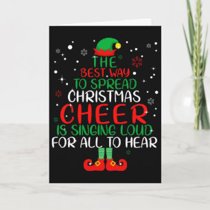 Elf The Best Way To Spread Christmas Cheer Card