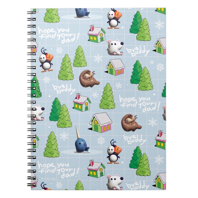Elf the Movie | Bye Buddy Hope You Find Your Dad Notebook (Front)