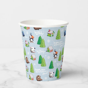 Elf the Movie Bye Buddy Hope You Find Your Dad Paper Cups