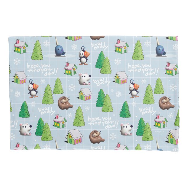 Elf the Movie | Bye Buddy Hope You Find Your Dad Pillowcase (Front)