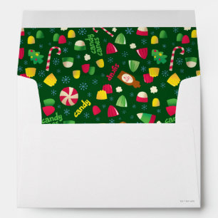 Elf the Movie Candy Pattern Envelope