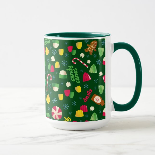 Elf the Movie Candy Pattern Mug (Right)