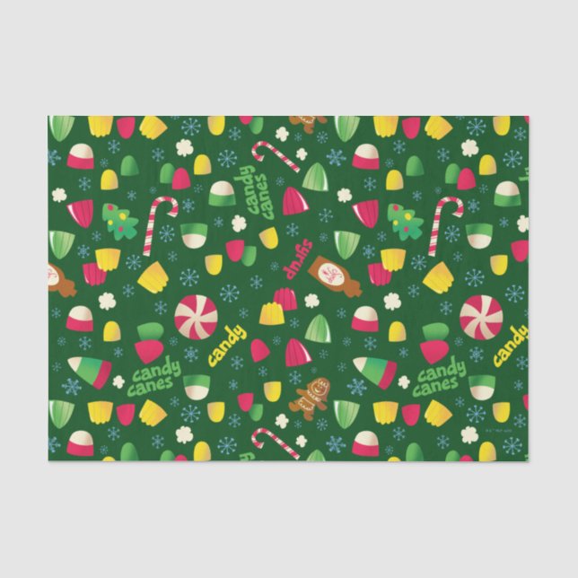 Elf the Movie Candy Pattern Tissue Paper (Front)