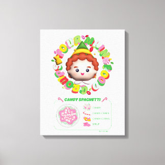 Elf the Movie | Four Main Food Groups Canvas Print