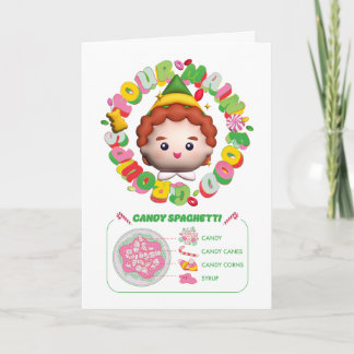 Elf the Movie | Four Main Food Groups Card