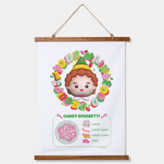 Elf the Movie | Four Main Food Groups Hanging Tapestry