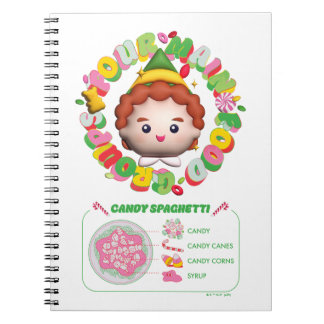 Elf the Movie | Four Main Food Groups Notebook