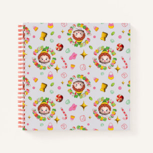 Elf the Movie   Four Main Food Groups Pattern Notebook