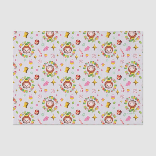 Elf the Movie | Four Main Food Groups Pattern Tissue Paper (Front)