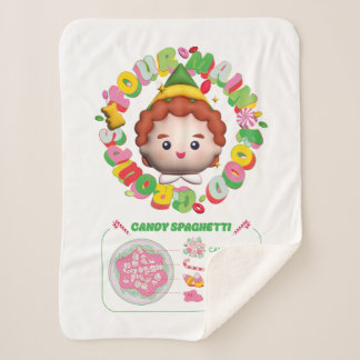 Elf the Movie | Four Main Food Groups Sherpa Blanket