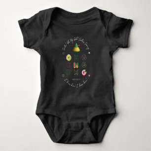 Elf the Movie   Santa OMG Baby Bodysuit