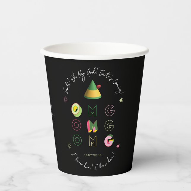 Elf the Movie | Santa OMG Paper Cups (Front)