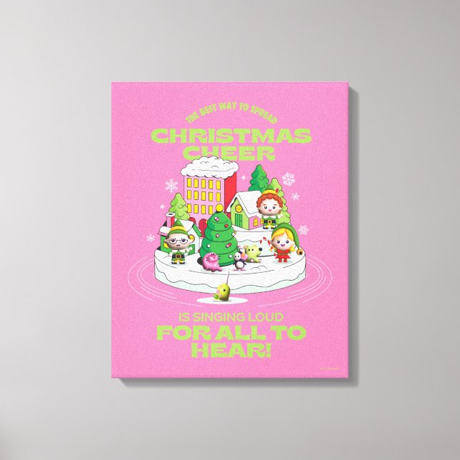 Elf the Movie | The Best Way to Spread Christmas Canvas Print (Front)