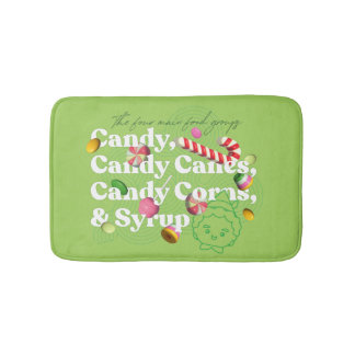 Elf the Movie | The Four Main Food Groups Bath Mat