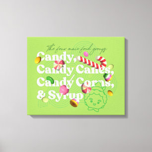 Elf the Movie   The Four Main Food Groups Canvas Print