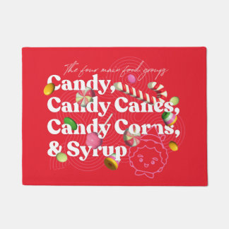 Elf the Movie | The Four Main Food Groups Doormat