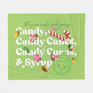 Elf the Movie | The Four Main Food Groups Fleece Blanket