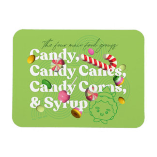 Elf the Movie | The Four Main Food Groups Magnet