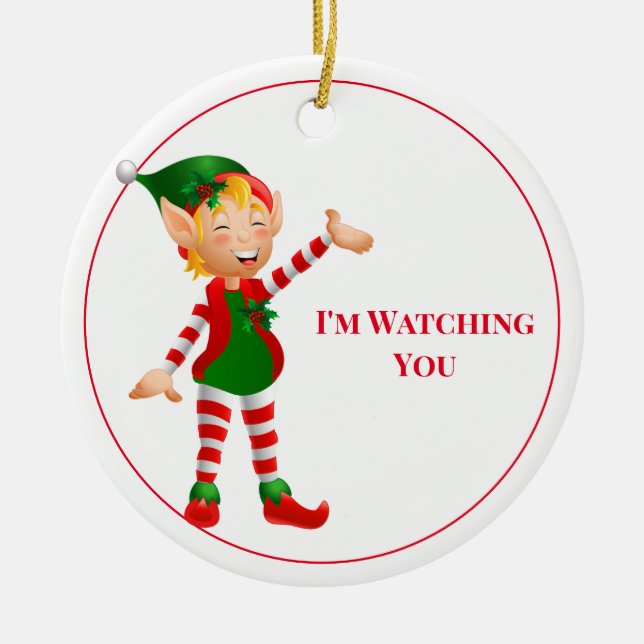 Elf Tree Ornament (Front)