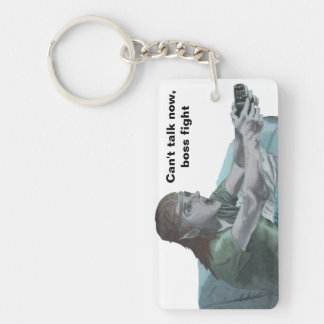 Elf Video Gamer Boss Fight Keychain