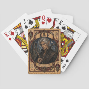 Elf, Vintage Circus Monsters Playing Cards