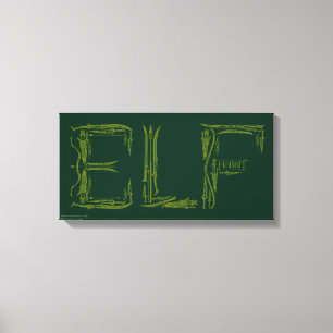 Elf Weapons Collage Canvas Print