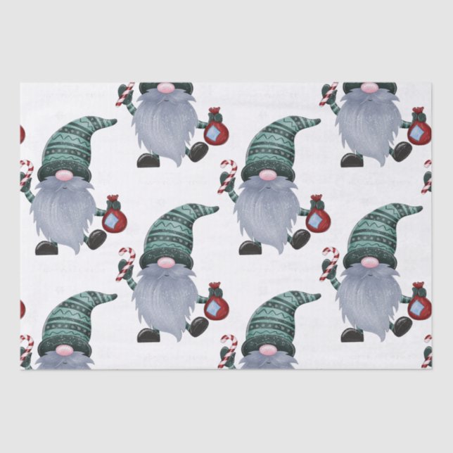 Elf with hat tissue paper (Front)