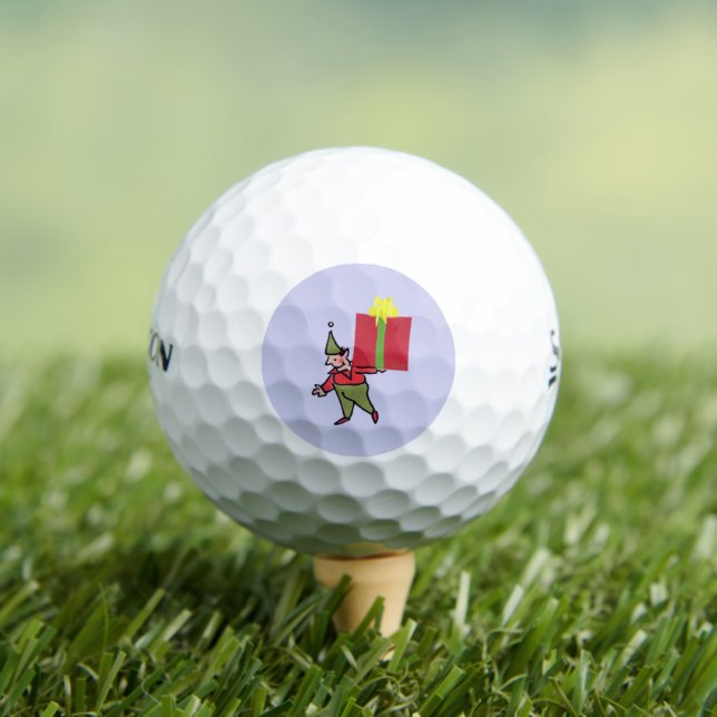 Elf With Red Box Srixon Soft Feel golf balls 12 pk (Insitu Tee)