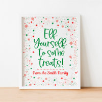 Elf Yourself to Some Treats Sign