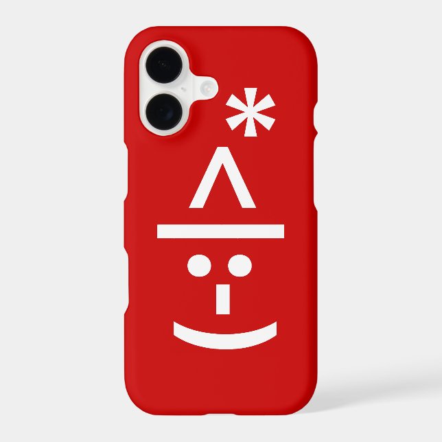 Elfe de Noël Emoticon Xmas ASCII Texte Art (Verso)