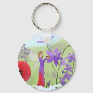 Elfe mit Käfer Keychain