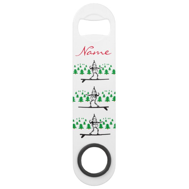 Elfe sur la planche de surf Thunder_Cove (Devant)