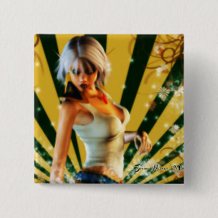 Elfin Model 2 Inch Square Button