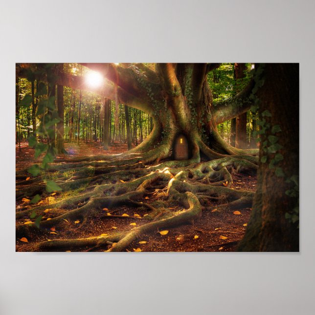 elfin treehouse poster (Front)