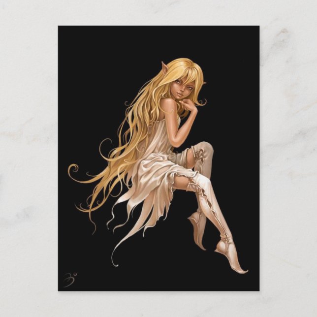 ELFINA THE ELF POSTCARD (Front)