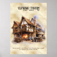 Elfsong Tavern Poster - BG3 FanArt