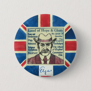 Elgar 2 Inch Round Button