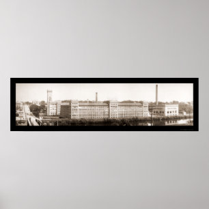 Elgin IL Watch Company Photo 1914 Poster