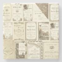 Elgin Illinois 1880's Sepia Club Invitations Party