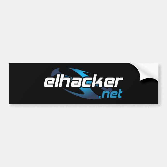 elhacker.net bumper sticker (Front)