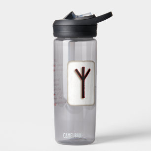 Elhaz "Protection" Rune Stone Water Bottle