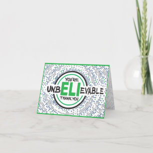 Eli Thank You Card Folded