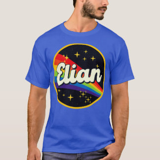 Elian Rainbow In Space Vintage Style T-Shirt